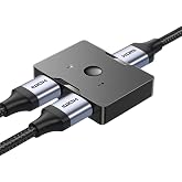 Coofbe Jasoz HDMI Distributor 4K 60Hz Duplex HDMI Multiplier 2in1 Duplex HDMI Switch Adapter