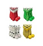 DS WITZIGE TIER KEGELN KEGELSET *8 TEILE* BÄLLE BALL KEGELN GARTENSPIEL GARTEN DRAUSSEN