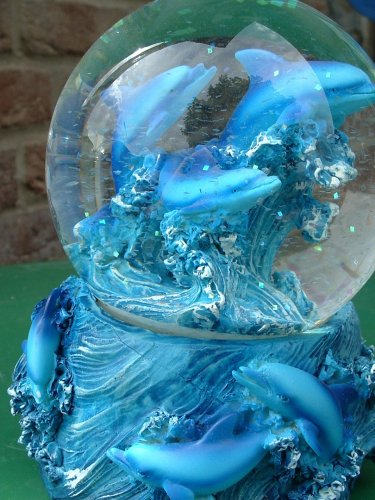 Grosse Schneekugel Delfin Delphine - 4