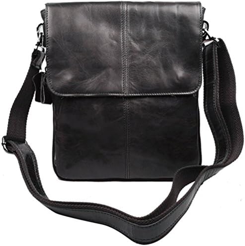 Insum Men's Coffee Leather Business Briefcase Bag