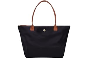 GM LIKKIE Shoulder Bag for Women Nylon Top Handle Foldable Weekend Hobo Handbag