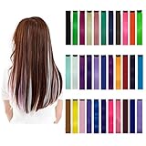 Jeden Haarteil ausgestattet mit ein pp Clip, Das ist nicht nötig kleben, Sie nur müssen Drücken Sie das Clip, dann könnte tragen von dich selber