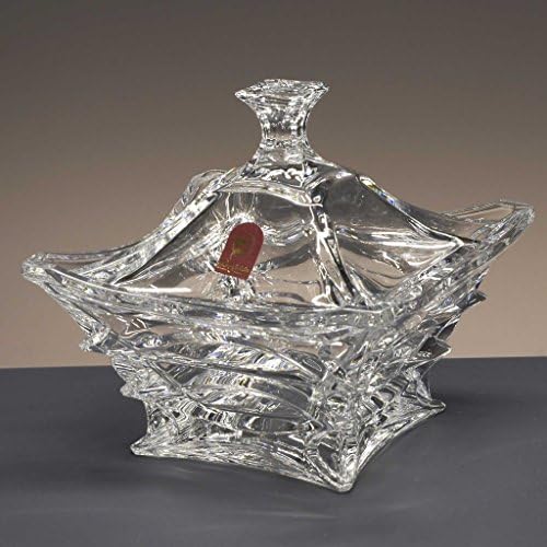 Crystal box, sweets, Bohemia, collection "X-LADY", 16,5 cm. high.