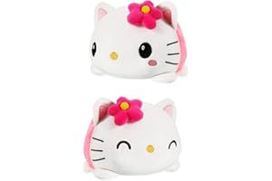 FASTEXX Hello Kitty Reversible Mood Kitty Plush - Super Soft Toys for Girls