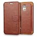 Produktbild Mulbess Samsung Galaxy S5 Mini hülle Kaffee Braun,Ledertasche für Samsung Galaxy S5 Mini Tasche Leder
