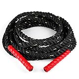 WORKOUT: Schon nach kurzer Zeit wird Ihnen der Schweiß auf der Stirn stehen, denn das CAPITAL SPORTS Monster Rope Schwungsteil trainiert den ganzen Körper: Kraft und Ausdauer, Oberkörper, Rumpfmuskulatur sowie die Beine werden ordentlich in Schwung gebracht.