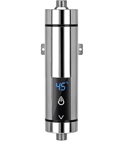 Mini instant elektrische doorstroomboiler, 220 V, 3000 W, onder de gootsteen, mini-doorstroomboiler, voor badkamer en keuken, EU-stekker, wit