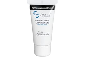PKELUOZICHRISSANTHIE Chrissanthie Eyelid Cleanser 30ml with Tea Tree & Citrus Extracts - All-in-one eye makeup remover, eyelash extensions cleanser & face wash - Relief for scratchy, crusty & dry eyes by Chrissanthie