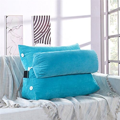Triangle cushion pillow the sofa tatami pillow Big pillows on the bed soft pillow pregnant women head back-B 40x50cm(16x20inch)VersionB