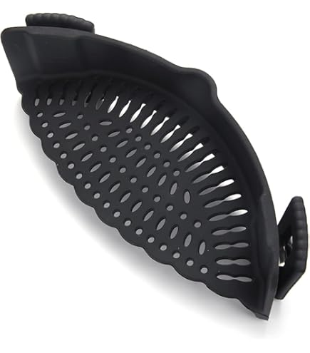Passoire En Acier Inoxydable Ø33.2cm - Égouttoir Plat Pour Pâtes Et Légumes - Poignées Double