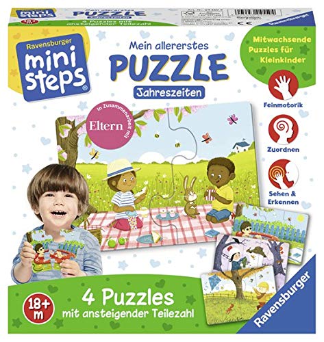 Preisvergleich Produktbild Mein allererstes Puzzle: Jahreszeiten: Ab 18 Monaten (ministeps Spiele)