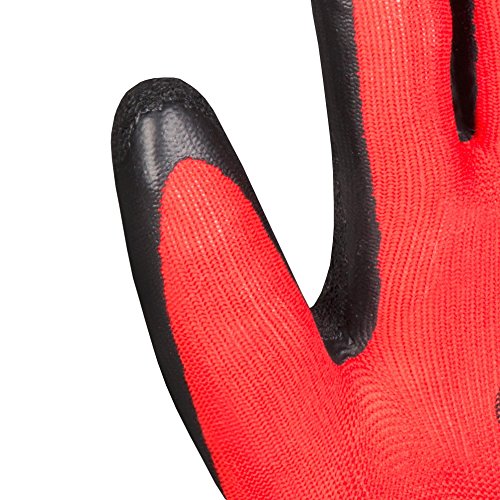 Arbeitshandschuhe Rot – Größe 9 - 2