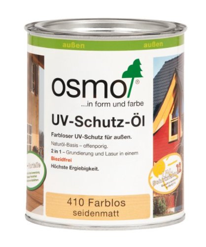Osmo UV - Schutzöl 410 UV-Schutz für den Aussenbereich biozidfrei 0,750 L
