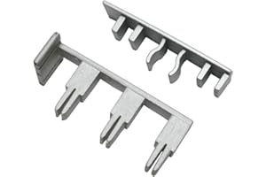 Gardinia Endstück, Kunststoff, Silber, 0.1