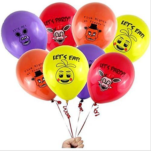 Fnaf- Five Nights At Freddy's style Party Balloons, 12 - 6 Balloons of 4 style - 24pcs / Pack