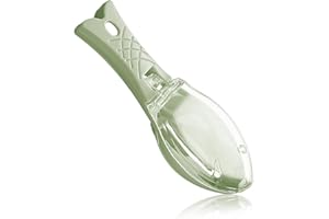 GLADFRESIT Multifunctional Fish Clean Scales Fish Killing Knife,Unique Fish-Themed Cleaning Tool (Green)
