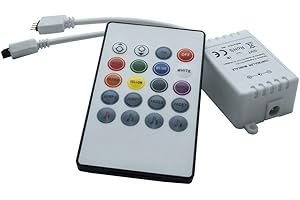 VETRINE IN RETE Vetrineinrete® Centralina con telecomando per striscia led smd rgb strip led controller strisce 12v per gestire la luce a distanza illuminazione casa negozio
