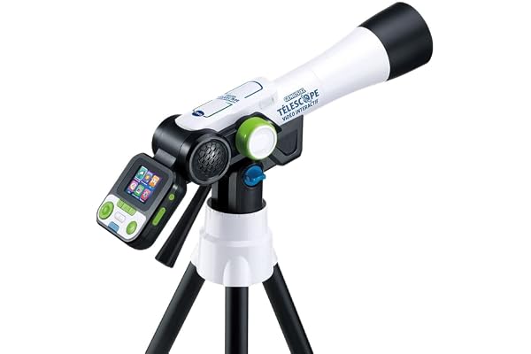 VTech - Genius XL Télescope Vidéo Interactif, Télescope Enfant avec Écran Couleur Numérique, Photos et Vidéos de la NASA, Jouet Scientifique Éducatif, Cadeau Enfant Dès 7 Ans - Contenu en Français