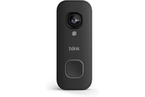 Blink Videotimbre cableado 2K+ (últ. generación) | De cuerpo entero con resolución 2K | Audio mejorado | Resistente a la intemperie IP65 | Prueba gratuita de 30 días a la suscripción de Blink | Negro