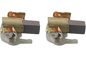 Yuanpgky Kohlebürsten-Set, Ersatzteil, Kohlebürstenhalter für De Walt DC988 DC988V DC987 DC520KA DC490A DC985 DC984 DC984V, Schneidwerkzeuge, 2 Stück
