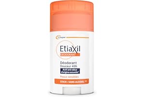 ETIAXIL - Déodorant - Transpiration Faible - Aisselles - 48h – Stick - Fabriqué en France - 40 ml