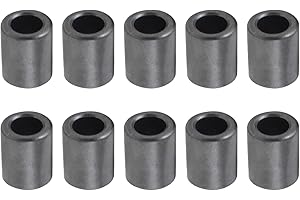 YOKIVE 10 pcs Tore Ferrite Noyau, Ferrite Anneaux Tore Noyau, Bien pour Filtres Bobines, Puissance Transformateurs (Foncé Gris, 12mm x 7mm x 15mm)