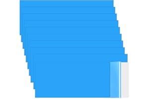 COZLLY 10 Stück Selbstklebende Rectangle 10 x 25 cm Reparaturflicken Pool Flicken von Löchern in Pools PVC-Reparaturset Pool für Wasserbett Schwimmbäder Aufblasbares Boot