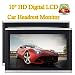 Produktbild 10,1-Zoll-Digital-LCD-Schirm-Kopfst¨¹tze DVD-Player mit USB SD-Schlitz-Fern Controler Unterst¨¹tzungs-IR-drahtlosen Kopfhrer HD 1080P Eingebauter Lautsprecher 2 St¨¹ck R¨¹cksitz CD-Player