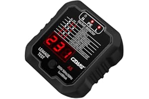 LIUQOBN Socket Tester,Electrical Receptacle Detector with LCD Display For Power Socket Wiring Detection UK Plug 240v 50/60Hz