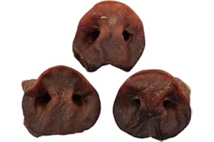 Express Pet Supplies 1kg Natural Pig Snouts Dog Treat Chew