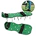 Produktbild sencillo Rasenpflege Luftsprudler Belüften Sandalen Schuhe 30 x 13 cm Spikes Outdoor schwarz und grün Ohrstecker Stiefel