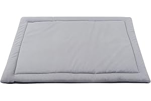 IEUUMLER Lettini per cani, Materassino per animali domestici, Letto di Cane/Gatto divano con cuscino morbido, cuccia per animali domestici antiscivolo FC004 (102 * 69cm, Light Grey)