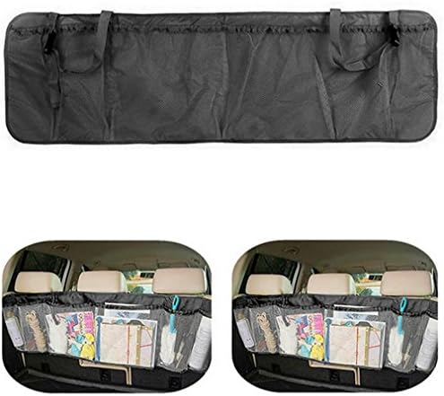 WJJ-Car Boot Organiser,Back Seat Organiser Storage Bag /Car Seat Storage Bag for Vehicle Safety Items Car Cleaning Tools Accessories Storage