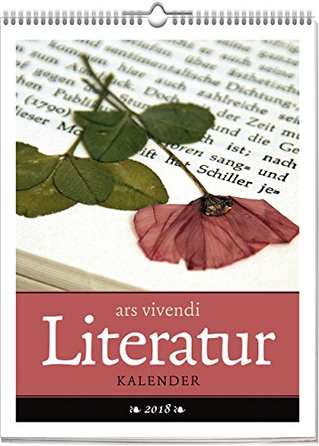 ars vivendi Literatur-Kalender 2018: vierfarbiger Wochenwandkalender. Format 24 x 30 cm