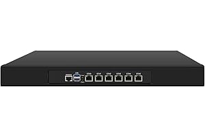1U Firewall Appliance, pFsense Plus, Mikrotik, OPNsense, VPN, Router PC, Intel N5105, HUNSN RJ08k, AES-NI, 6 x 2.5GbE I226-V, Console, VGA, 8G RAM, 128G SSD