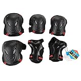 Pellor Outdoor Sports Protective Gear Skating Cycling Sports Gear Set of 6pcs For Children & Adults