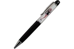 ‎SIKYBY Fidget Pen Lustige Stifte Nackte Mädchen Stift Floating Floater Tip und Streifen Stift Mädchen Streifen handlettering Personalisierte Kuli Schönschreibstift(Schwarzer）