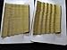 CARD OF 36 X 2 PACKS GOLD BLONDE KIRBY HAIR GRIPS SLIDES 4.5CM BOBBY PINS GRIPS