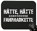 Produktbild Touchlines Merchandise TLM Hätte Hätte Fahrradkette Mauspad für Gaming und Grafikdesign 230x190x5mm