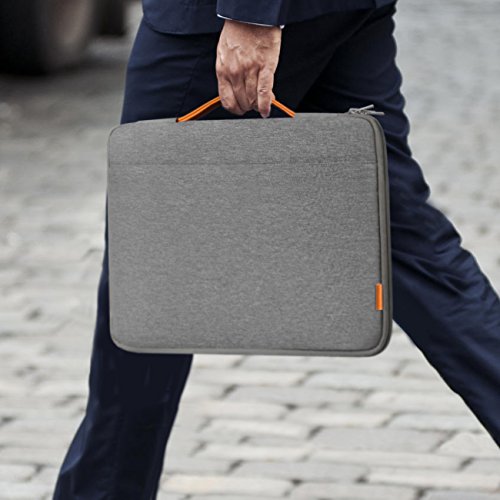 Inateck 13,3 Zoll Macbook Air/ Pro Retina Sleeve Hülle Ultrabook 33,8-cm-Laptop Tasche Speziell für 13,3″ Apple Macbook Pro Retina und Macbook Air, Dunkelgrau - 7