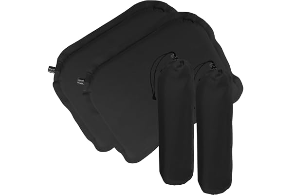 ALPIDEX Coussin Siege Gonflant 40 x 30 x 3,8 cm Thermique Coussin Assise Camping Stade Portable Léger Isolant Autogonflant