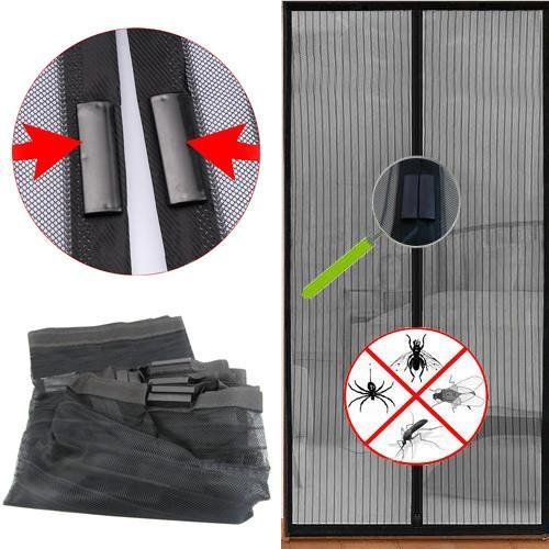 Yahee Insektenschutz Türvorhang mit 16 starken Magneten Moskitonetz Vorhang 210 cm x 100 cm - 4