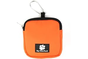 FLYING TAIL Hundetrainingstasche, Hüfttasche für Outdoor-Haustier-Training, mit Müllbeutelhalter, Orange
