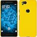 Produktbild PhoneNatic Case für Google Pixel 2 Hülle Gelb gummiert Hard-Case Case