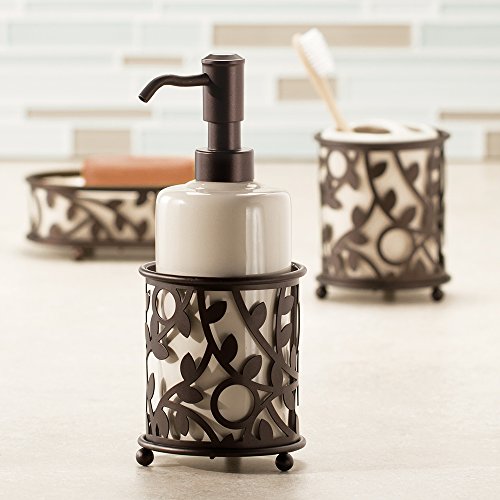 InterDesign 86741EU Vine Seifenspender, vanille / bronze - 2