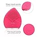 SUNMAY Sonic Facial Cleansing Brush and Massager, Anions Import FDA Grade Silicone, Rechargeable Waterproof Anti-Aging Face Body Exfoliator Makeup Tool Updated Version