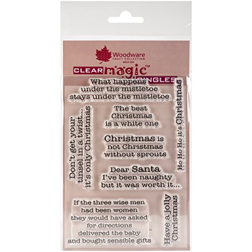 Woodware Francoise Collection-Clear Magic-Fun Christmas, 210 x 110