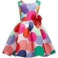 Hopscotch Girl's Polyester Fit and Flare Knee-Length Party Dresses