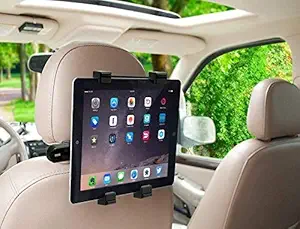 SSM'S Latast Car Seat Mount Tablet Holder at Head Rest for 7 to 10 Inch Tablets and iPad Car Headrest Mount Holder Rotating and adjecteble Back Seat Stand.