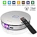 Produktbild OTHA Videoprojektor 3D, Mini Beamer Projektor 12000mAh Batterie, 3500 Lumens 2GB RAM DLP Projektor 1280x720 Unterstützung 1080P, 4K Heimkino Android 6.0 WiFi HDMI Airplay Projektor